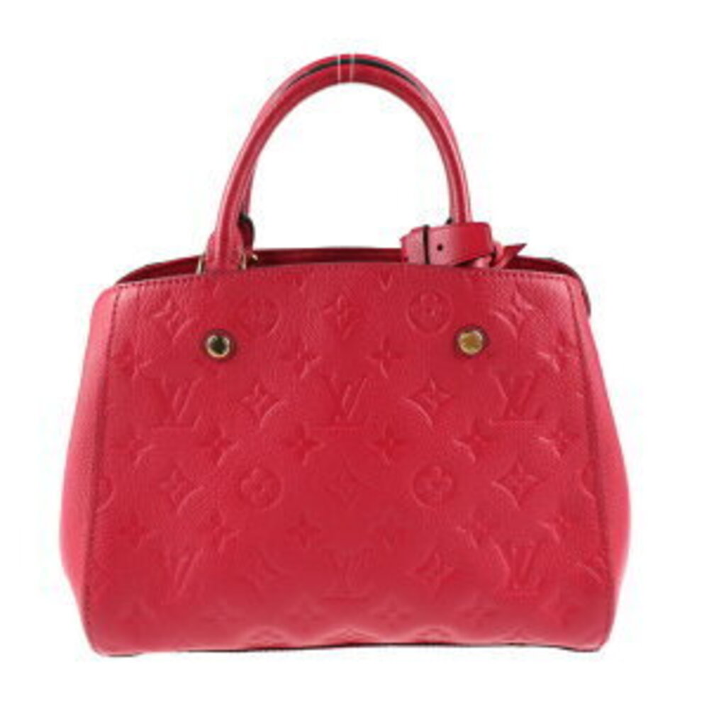 LOUIS VUITTON Montaigne Monogram Empreinte handbag freesia leather shoulder bag - Picture 3 of 9
